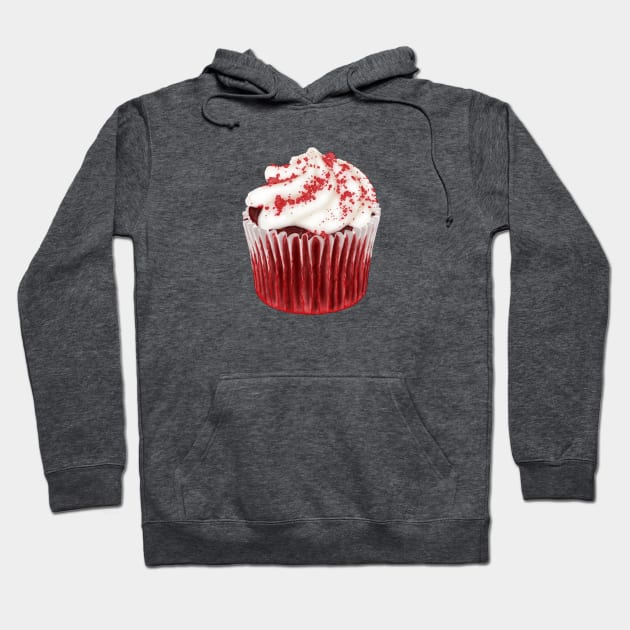 Red Velvet Cupcake Hoodie by HB Loves Crafts